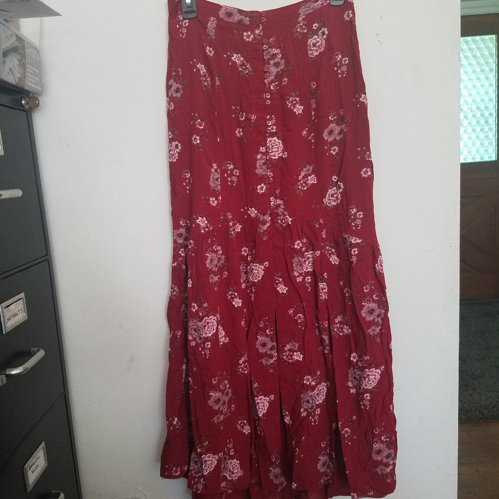 Anerican Eagle Button Up Maxi skirt